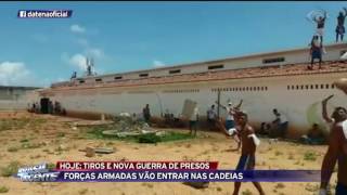Presos cavam buracos para atacar facções rivais