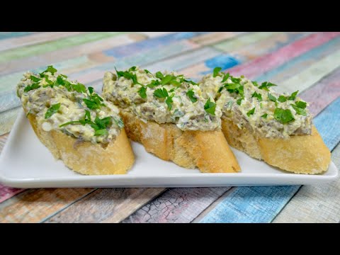 Prosta pasta pieczarkowa. Idealna do pieczywa. Najsmaczniejsze pasta, jaką kiedykolwiek jadłam!
