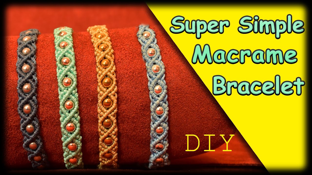 Macrame Tutorial | Easy and Fast Macrame Bracelet Tutorial for Beginners | DIY