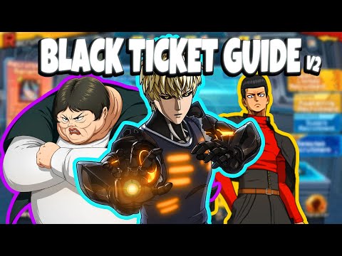 The Official Black Ticket Guide! | One Punch Man The Strongest South East Asia!