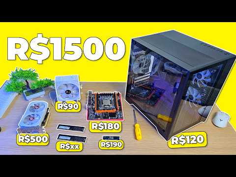 The BEST Gaming PC under R$1500 to RUN EVERYTHING in 2026 - Assembly and Tests