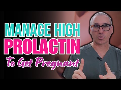 How to conceive when prolactin levels are high?