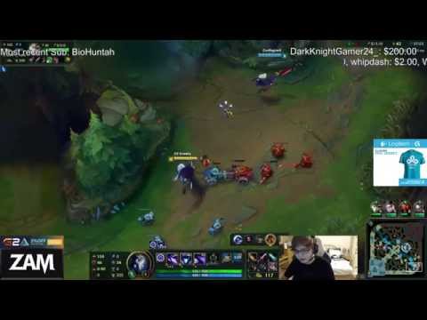 Sneaky - Kindred/Janna vs Ashe/Nautilus (Ranked Gameplay)