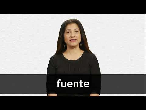 How to pronounce FUENTE in Latin American Spanish