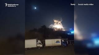 Nightcall but Kalibr missiles are splashing down on Kyiv (VIDEO)