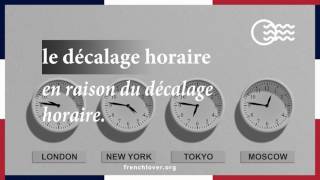 le décalage horaire