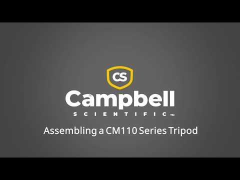 Assembling a CM110 Series Tripod