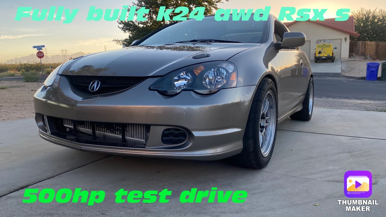 Acura Rsx type s awd boosted test drive part 1