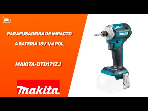 Parafusadeira de Impacto a Bateria 18V 1/4 Pol. 180Nm sem Bateria e Carregador com Maleta Mak-Pac - Video