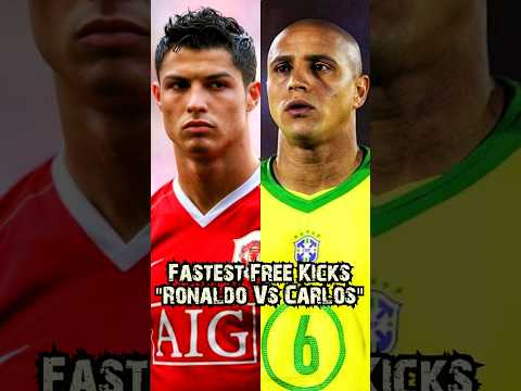 Ronaldo and Roberto Carlos: The Battle of Speedy Free Kicks #ronaldo #robertocarlos #freekick
