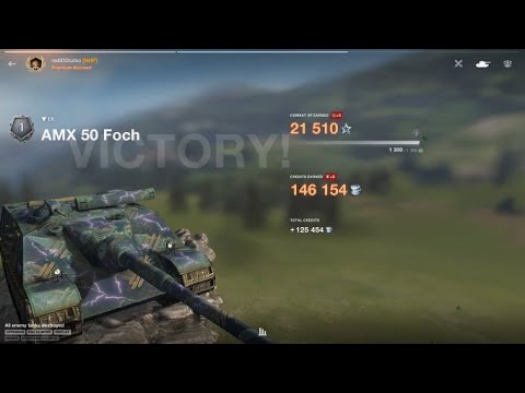 AMX 50 FOCH 💨 French Tier IX TD / 7521 dmg / 4 frags 😱UPRISING BATTLE MODE😱 red930turbo (NHP)