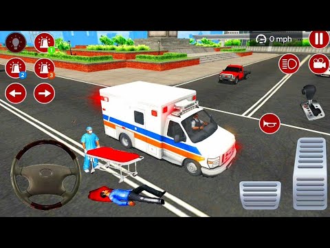 US Ambulance Driving Simulator 2021 e#4 - Emergency Rescue Driver - Android Gameplay