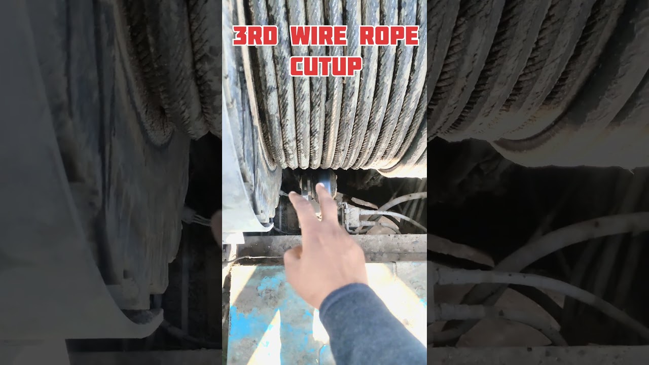 Crane 3rd Wire Rope Cut-Up | Winch Safety System Explained
