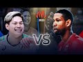 Yuji Nishida vs Wilfredo Leon | Japan vs Poland | Men's VNL 2023