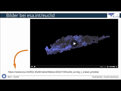 38C3 eng - Euclid, das Weltraumteleskop - 180 Millionen Galaxien sind ein guter Anfang