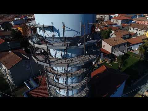 lavori  torre piezometrica di Castelmassa