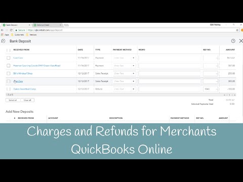 How to enter charges and refunds for merchants in ...