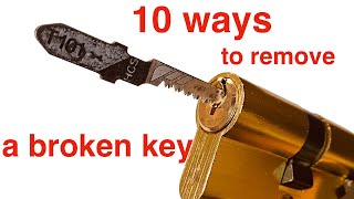 10 Best Ways To Remove a Broken Key