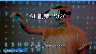 AI 副業 おすすめ 2026年