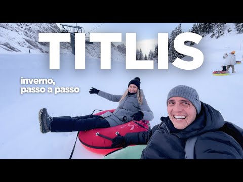 MONTE TITLIS passo a passo: aluguel de SKI, preços e atividades de INVERNO! 4K🇨🇭