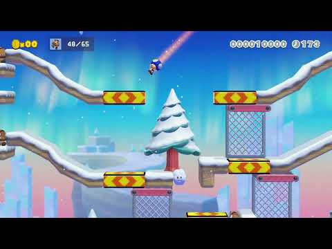 full automatic level, press A by unäD 🍄 Super Mario Maker 2 #akp