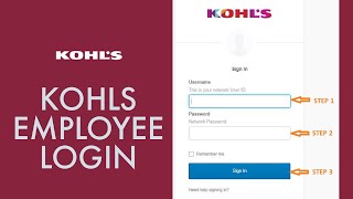 Kohl’s Employee Login 2021 | Kohls Login | kohls.com Login