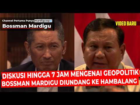 BOSSMAN MARDIGU BERTANYA LANGSUNG KE PAK PRABOWO DI HAMBALANG !!! BOP, IRAN ISRAEL - Mardigu Wowiek