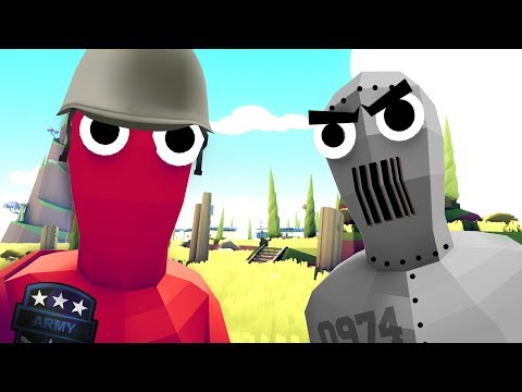 MODERN MILITARY FACTION vs NEW ROBOT FACTION in Totally Accurate Battle Simulator (TABS Mods)