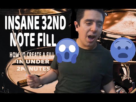 Insane 32nd Note Drum Fill Drum Lesson-IzzyDrumz