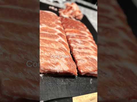 Comp Trim for Sundays Competition - Prairie Fresh Primes! #bbq #FIRESTARTER