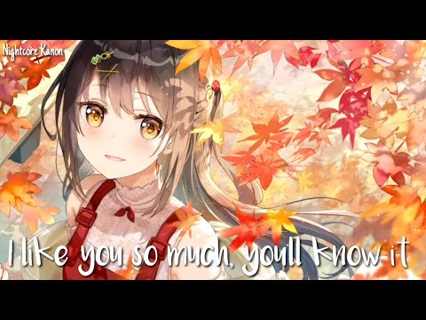 🎶Nightcore🎶 - I Like you so much, You'll know it | (Lyrics)
