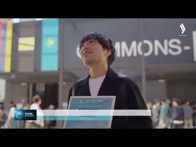 100-тысячного посетителя встретили в павильоне Казахстана на EXPO в Осаке