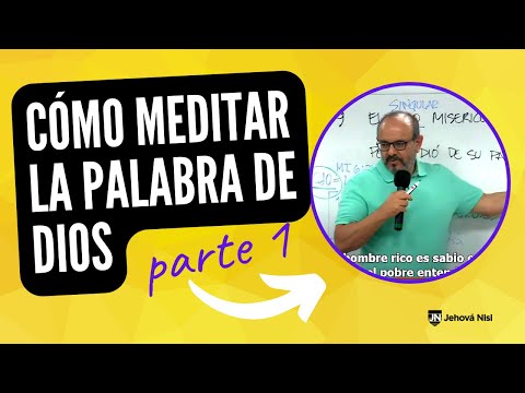 CÓMO MEDITAR LA PALABRA 1 Meditacion miercoles 22 de junio 2022