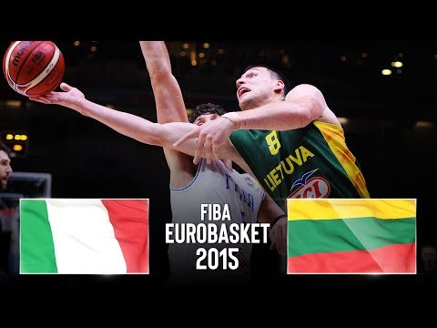 Italy 🇮🇹 v Lithuania 🇱🇹 - Classic Full Game | FIBA EuroBasket 2015
