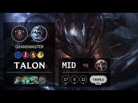 Talon Mid vs Sett - EUW Grandmaster Patch 11.7