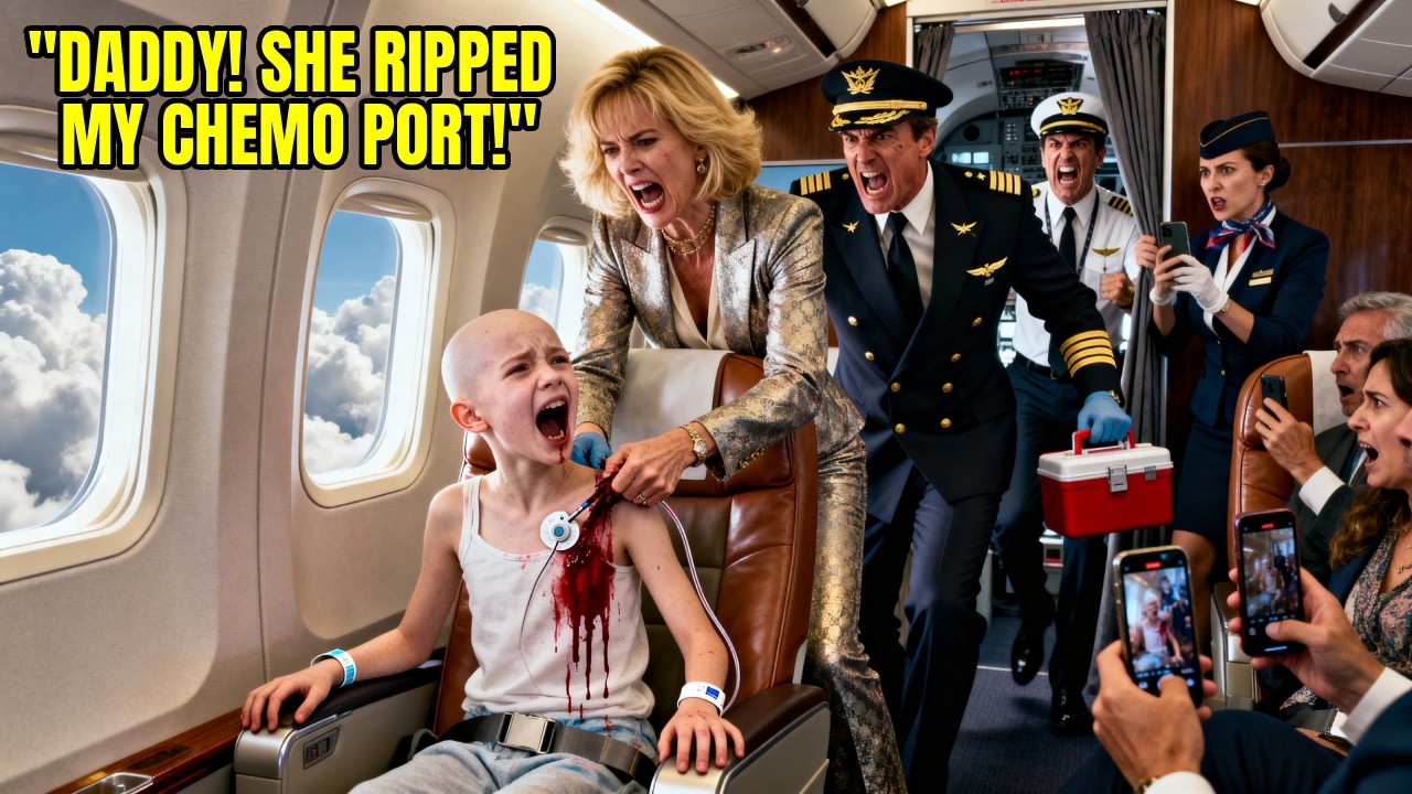 Karen Destroyed Cancer Patient Pilot’s Daughter’s Chemo Port on Flight 444 — Until Dad Stood Up