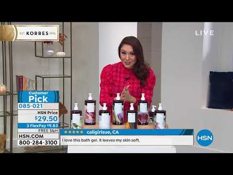 Korres 1Liter Grecian Gardenia Renewing Body Cleanser