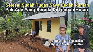 Download lagu Finish Tugas Bedah Rumah Di Tengah Hutan Milik Pak Ade Lansia Sebatangkara mp3