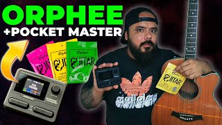 CORDAS DE VIOLÃO BOAS E BARATAS EXISTEM? Testei as ORPHEE do ALIEXPRESS junto com a POCKET MASTER!