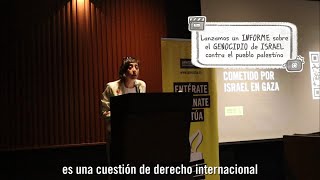 Como si hubieras estado ahí: lanzamiento informe Genocidio de Israel contra el pueblo palestino