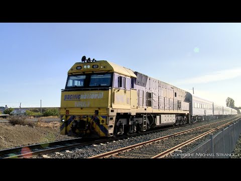 2AM8 "The Overland" Passenger Train (18/3/2019) - PoathTV Australian Railways
