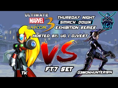 UMVC3 Thursday Night Smackdown Exhibition Series - TK VS D3MONHUNTER1914 FT7 Set