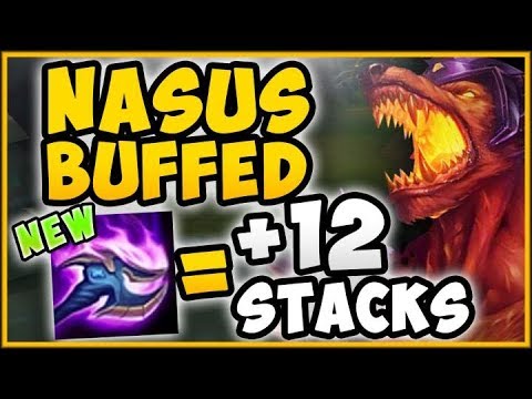 WTF! 500 STACKS IN 20 MINUTES MADE HIM RAGE QUIT! NASUS BUFFED SEASON 9 GAMEPLAY! League of Legends