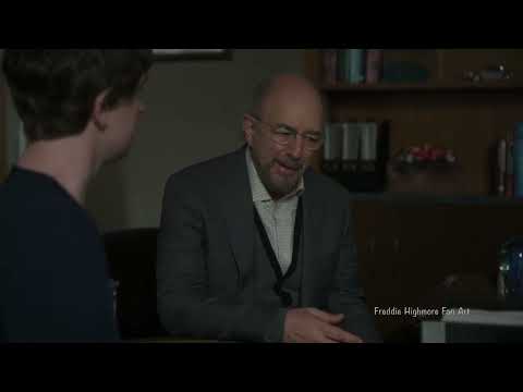 The Good Doctor S5 Ep16 Shaun trying to avoid cameraman to go speak to Glassy