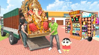 Download lagu 🤯 Jack Celebrates Ganesh Chaturthi 😱 Shinchan Buys a DJ 🤩 Indian Theft Auto Simulator Game 🎯 mp3
