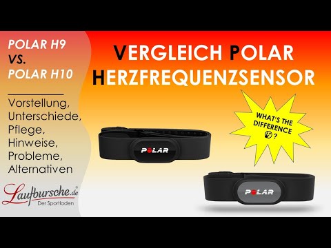Polar H9 vs. Polar H10 Vergleich (Deutsch/German)