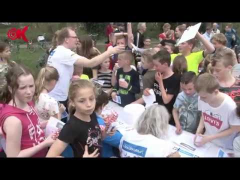 Mini-Roparun bij Koningin Wilhelminaschool Lekkerkerk