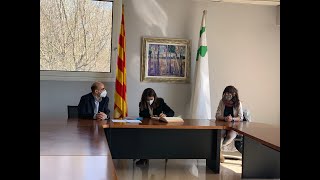 Visita de la consellera Meritxell Budó a Calldetenes