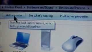 HOW TO INSTALL PRINTER DRIVERS- NO SOFTWARE DISC REVIEW