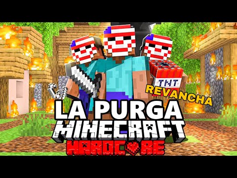 100 Jugadores Simulan  LA PURGA en Minecraft.. REVANCHA
